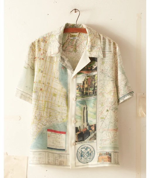 BODE - NEW YORK CITY MAP SHORT SLEEVE SHIRT MULTI votre