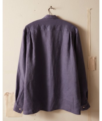 BODE - ONE OF A KIND DAMASK LONG SLEEVE SHIRT LAVENDER Toutes les collections ici