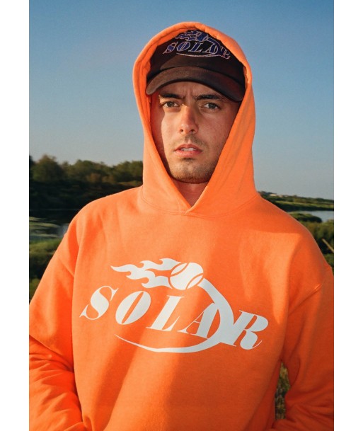 SOLAR COURT - HOODIE FIREBALL SAFETY ORANGE Jusqu'à 80% De Réduction