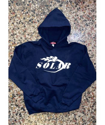 SOLAR COURT - HOODIE FIREBALL NAVY brillant des détails fins