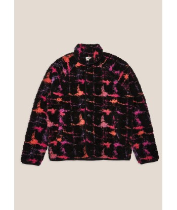 YMC - BEACH GRAFFITI FLEECE JACKET BLACK MULTI 2024