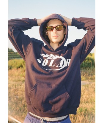 SOLAR COURT - HOODIE FIREBALL NAVY brillant des détails fins