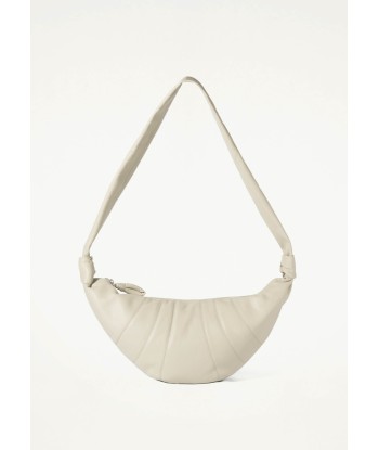 LEMAIRE - MEDIUM CROISSANT BAG CHALK ou a consommer sur place