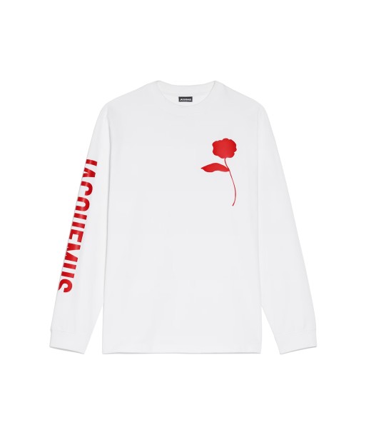 JACQUEMUS - LE T-SHIRT CICERI RED SOLID ROSE WHITE chez Cornerstreet bien 