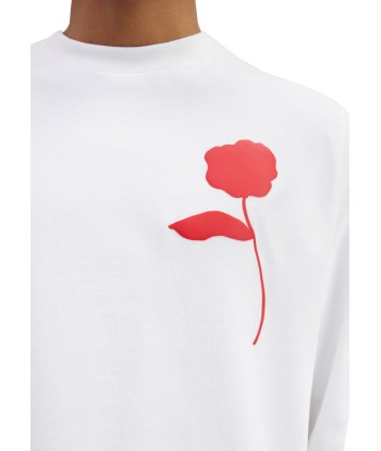 JACQUEMUS - LE T-SHIRT CICERI RED SOLID ROSE WHITE chez Cornerstreet bien 