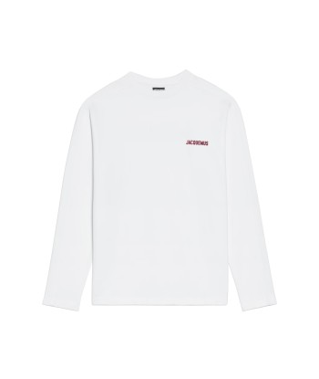 JACQUEMUS - LE T-SHIRT PAVANE MANCHES LONGUES WHITE acheter en ligne