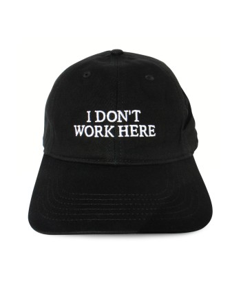 IDEA - SORRY I DON'T WORK HERE CAP BLACK Voir les baskets