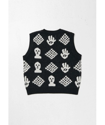 HERESY - WANDLE VEST BLACK/WHITE 50-70% off 