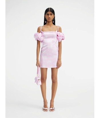 JACQUEMUS - LA MINI ROBE CHOUCHOU PRINT TOILE DE JOUY PINK Par le système avancé 