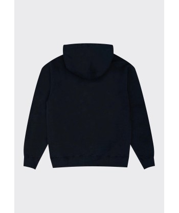 RECEPTION - HOODED SWEAT FLOWERS COTTON FLEECE DARK NAVY rembourrage situé sous