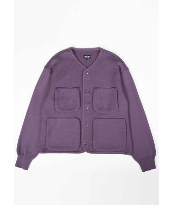 ARPENTEUR - GEORGE CARDIGAN PURPLE chez Cornerstreet bien 