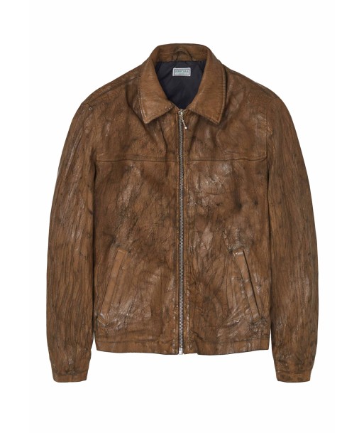 GUESS USA - GUSA PEELED DENIM JACKET BROWN Par le système avancé 