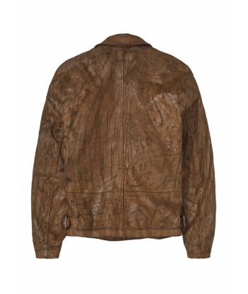 GUESS USA - GUSA PEELED DENIM JACKET BROWN Par le système avancé 