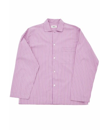 TEKLA - PYJAMAS SHIRT PURPLE PINK STRIPES ouvre sa boutique