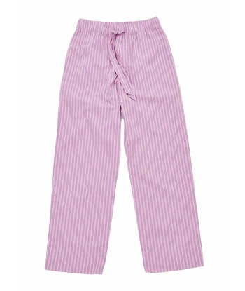 TEKLA - PYJAMAS PANTS PURPLE PINK STRIPES soldes