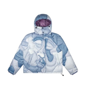 KIDSUPER - KISSING PUFFER BLUE GREY de l' environnement