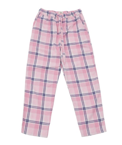 TEKLA - PYJAMAS PANTS FLANNEL PINK PLAID 2 - 3 jours ouvrés.