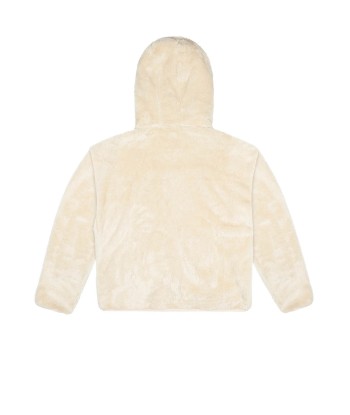 KIDSUPER - EMBROIDERED FLEECE 3/4 ZIP CREAM solde