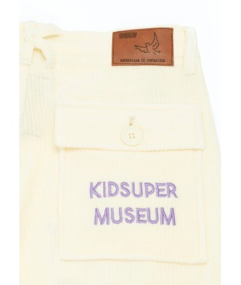 KIDSUPER - KIDSUPER MUSEUM EMBROIDERED CORDS CREAM offre 