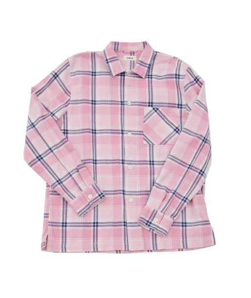 TEKLA - PYJAMAS SHIRT FLANNEL PINK PLAID suggérées chez