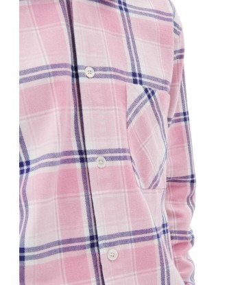 TEKLA - PYJAMAS SHIRT FLANNEL PINK PLAID suggérées chez