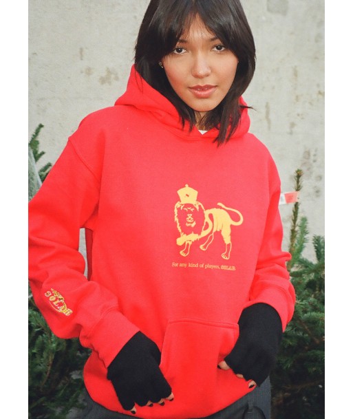 SOLAR COURT - KING HOODIE RED la colonne vertébrale