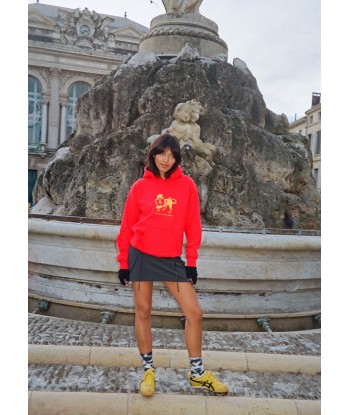 SOLAR COURT - KING HOODIE RED la colonne vertébrale