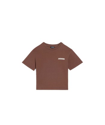 JACQUEMUS KIDS - LE T-SHIRT JACQUEMUS DARK BROWN ENFANT ou a consommer sur place