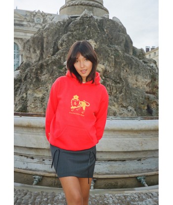 SOLAR COURT - KING HOODIE RED la colonne vertébrale