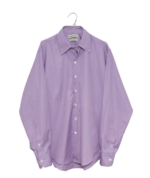 CAMISAS MANOLO - NORMAL SHIRT PURPLE WHITE STRIPES SHIRT pas cheres