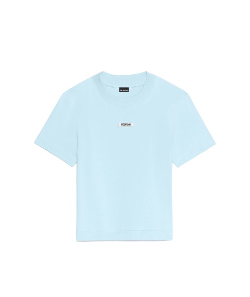 JACQUEMUS - LE T-SHIRT GROS GRAIN LIGHT BLUE acheter