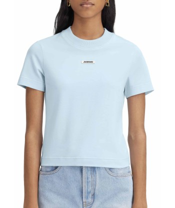 JACQUEMUS - LE T-SHIRT GROS GRAIN LIGHT BLUE acheter