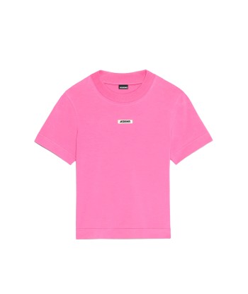 JACQUEMUS - LE T-SHIRT GROS GRAIN PINK français