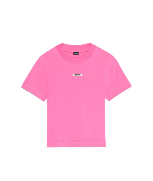 JACQUEMUS - LE T-SHIRT GROS GRAIN PINK français