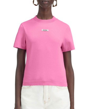 JACQUEMUS - LE T-SHIRT GROS GRAIN PINK français