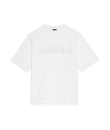 JACQUEMUS - LE T-SHIRT TYPO WHITE solde